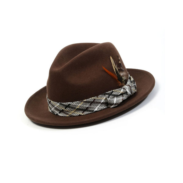 Montique Harlem Hustle Pinch Front Wool Fedora