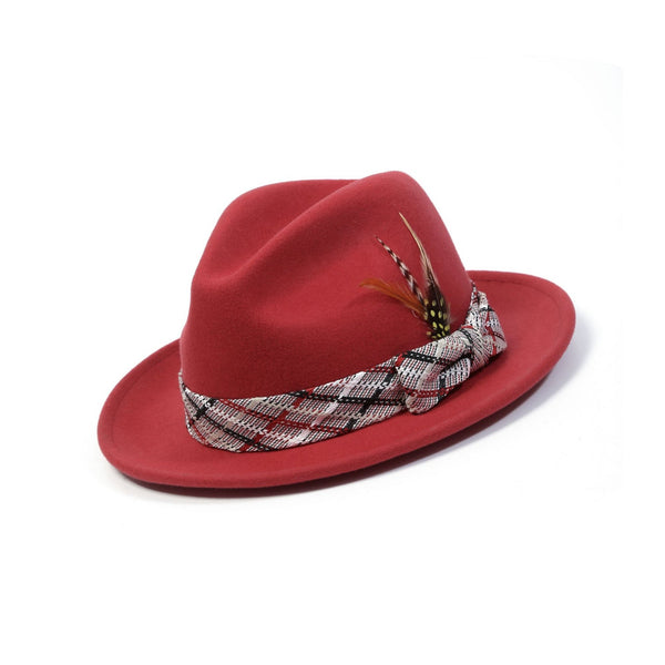 Montique Harlem Hustle Pinch Front Wool Fedora