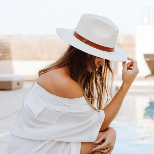 Biltmore She Pinch Front Handwoven Straw Fedora