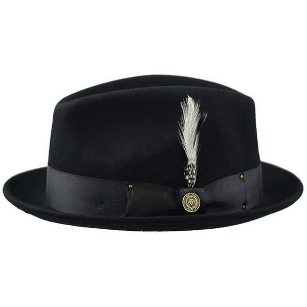 Bruno Capelo Blues Brothers Wool Pinch Front Trilby Hat