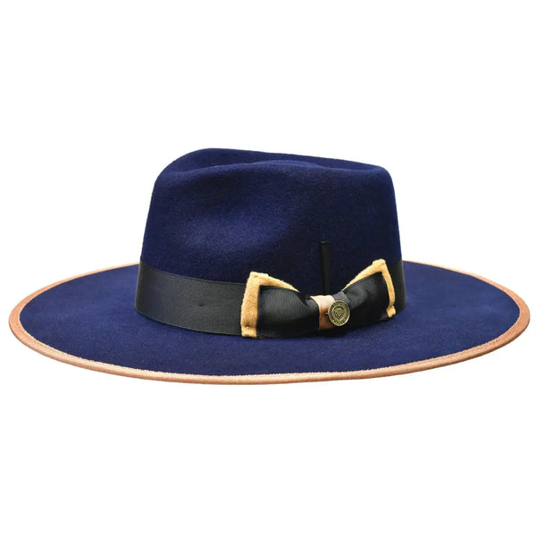Bruno Capelo Cleveland Wide Brim Wool Fedora