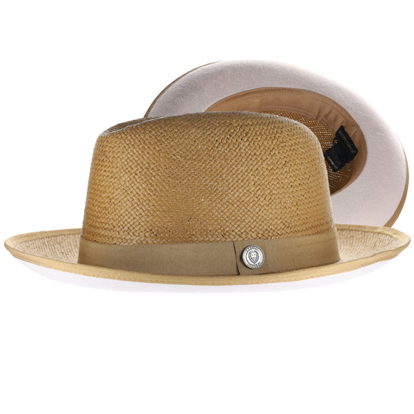 Bruno Capelo Empire in Multiple Colors Color Bottom Straw Fedora