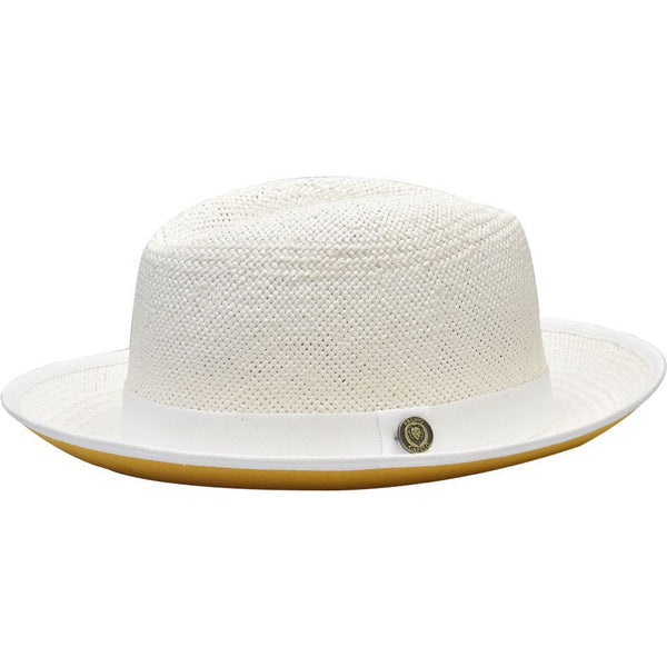 Bruno Capelo Empire in Multiple Colors Color Bottom Straw Fedora