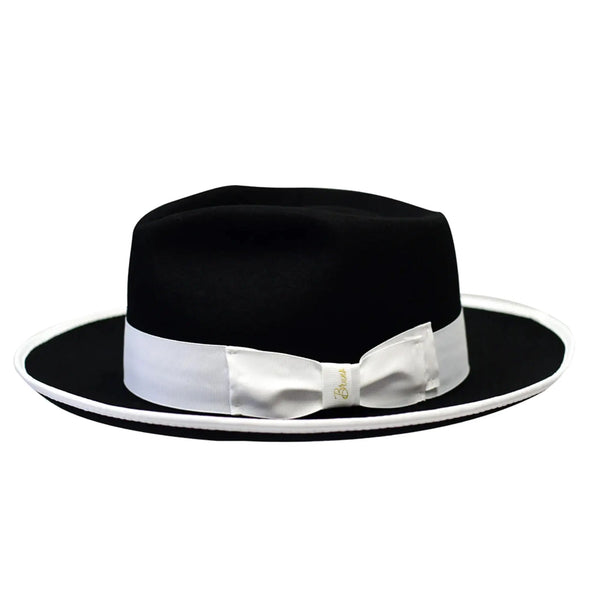 Bruno Capelo Night Hawk Wool Teardrop Crown Fedora