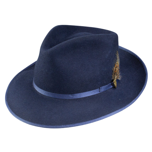 Dobbs Delevan B Wool Felt Pinch Front Fedora