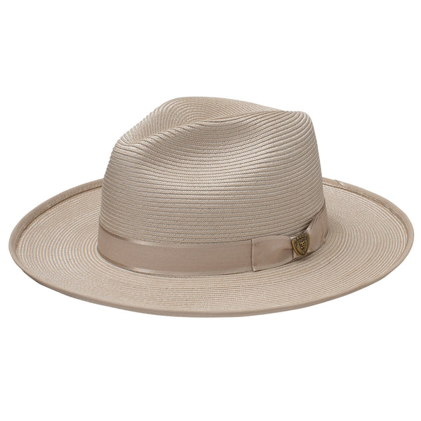 Dobbs Esquire B (Straw) Wide Brim Pinch Front Straw Fedora