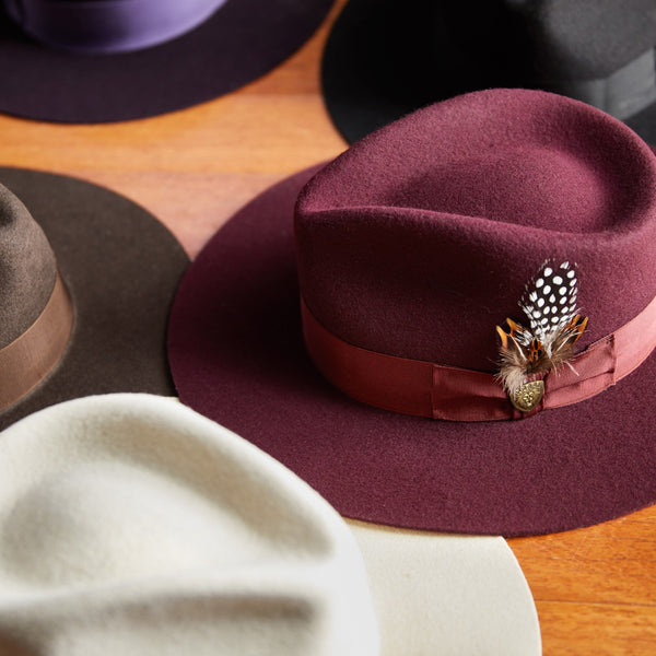 Dobbs Estate (Wool) Wide Brim Wool Felt Fedora