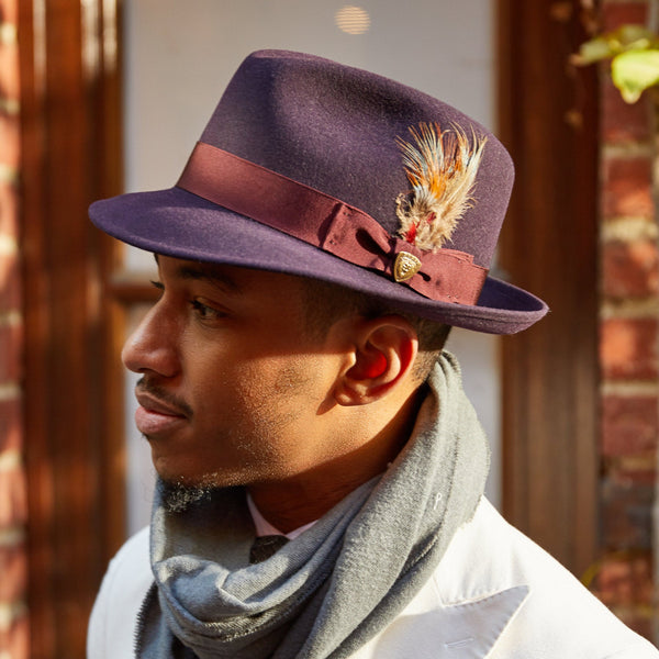 Dobbs Holloway Wool Felt Pinch Front Fedora