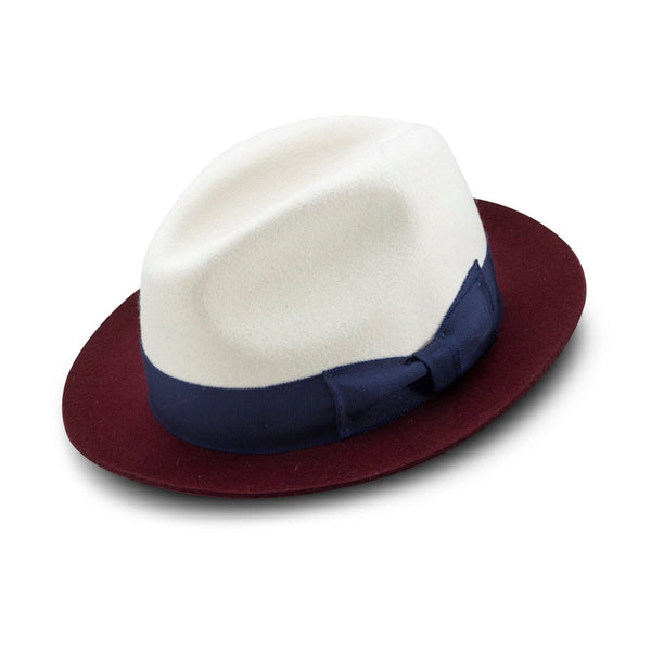 Montique Trilogy Pinch Front Wool Fedora
