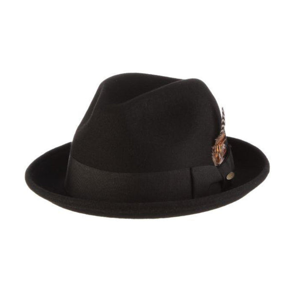 Scala Coeur Crushable Wool Felt Trilby Hat
