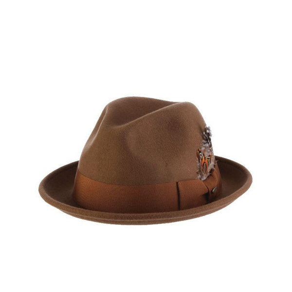 Scala Coeur Crushable Wool Felt Trilby Hat