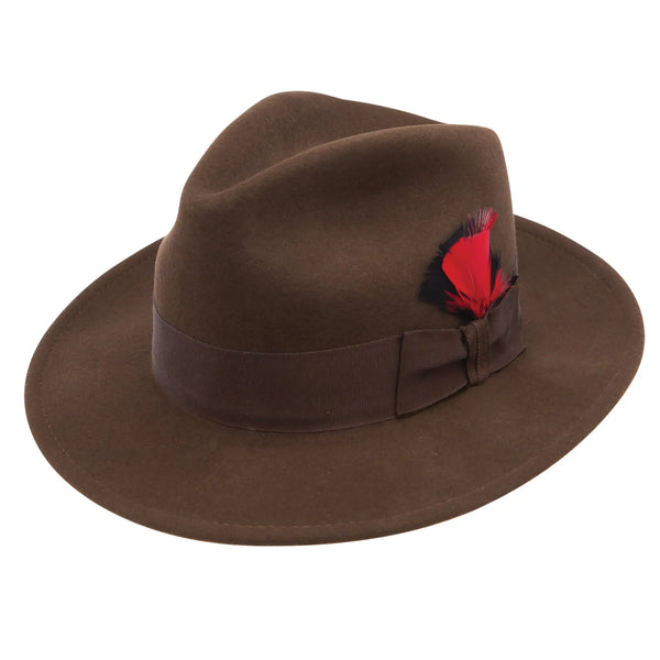 Stetson Gurnee Pinch Front Wool Felt Fedora