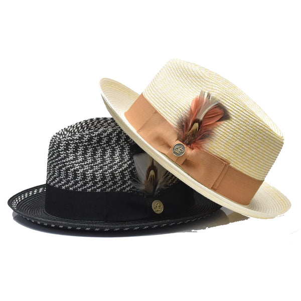 Steven Land Wall Street Hemp Straw Fedora