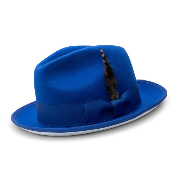 Montique Diplomat White Bottom Wool Fedora