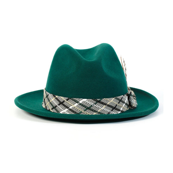 Montique Harlem Hustle Pinch Front Wool Fedora