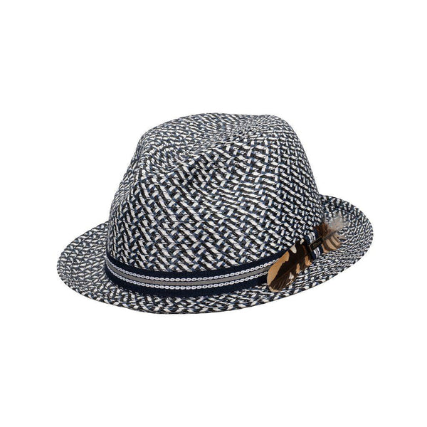 Biltmore 1917 Pinto Poly Braid Two-Tone Fedora