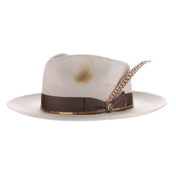 Biltmore Slicker Wool Felt Fedora Wool Felt Distressed Fedora