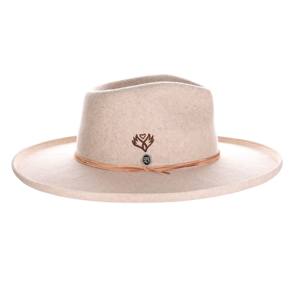 Biltmore The Bones Flat Brim Wool Fedora