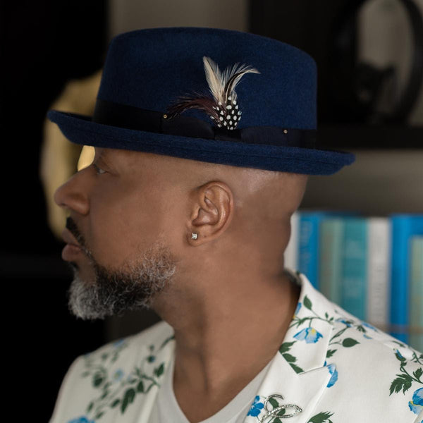 Bruno Capelo Blues Brothers Wool Pinch Front Trilby Hat