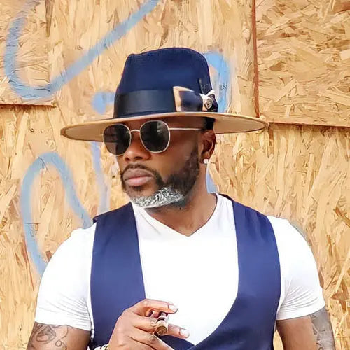 Bruno Capelo Cleveland Wide Brim Wool Fedora