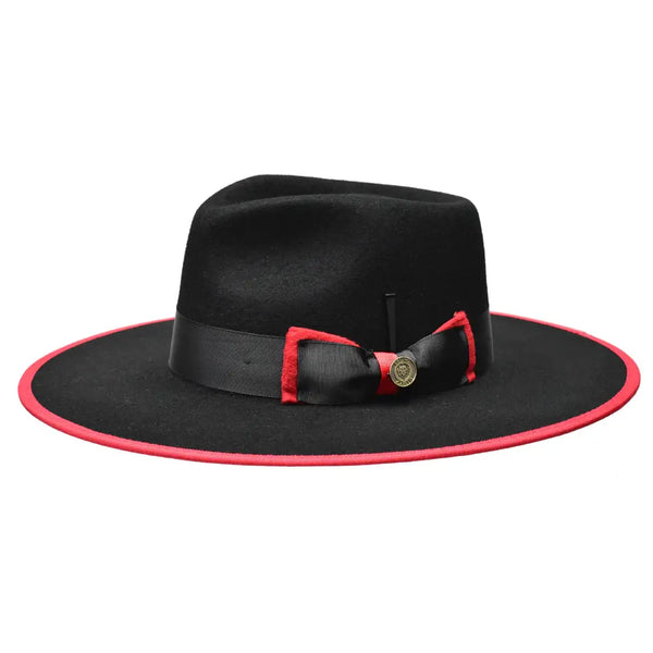 Bruno Capelo Cleveland Wide Brim Wool Fedora