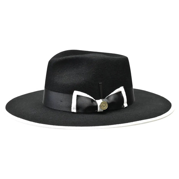 Bruno Capelo Cleveland Wide Brim Wool Fedora