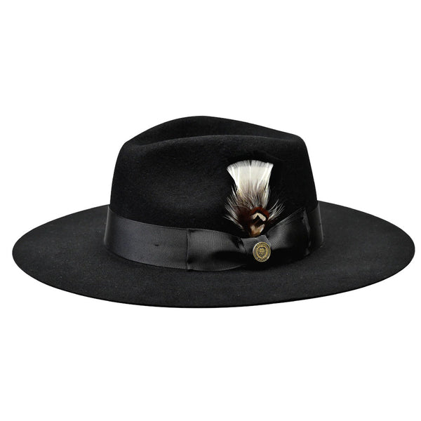Bruno Capelo Duke Wide Brim Wool Fedora