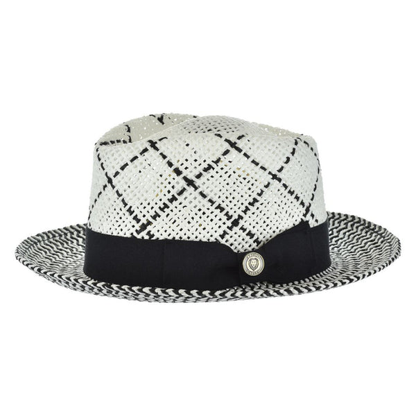 Bruno Capelo Enrico Vented Straw Fedora