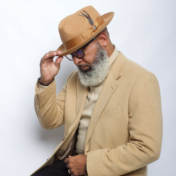 Bruno Capelo Fabio Wool Felt Teardrop Fedora