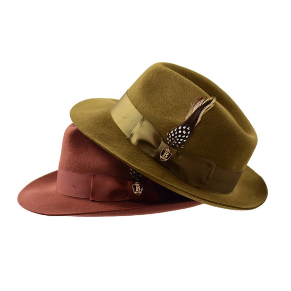 Bruno Capelo Fabio Wool Felt Teardrop Fedora