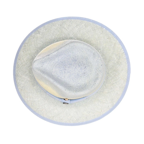 Bruno Capelo Gian Pinch Front Wide Brim Straw Fedora