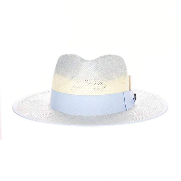 Bruno Capelo Gian Pinch Front Wide Brim Straw Fedora