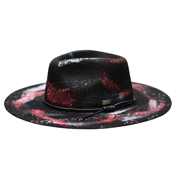 Bruno Capelo Influencer Wide Brim Wool Fedora