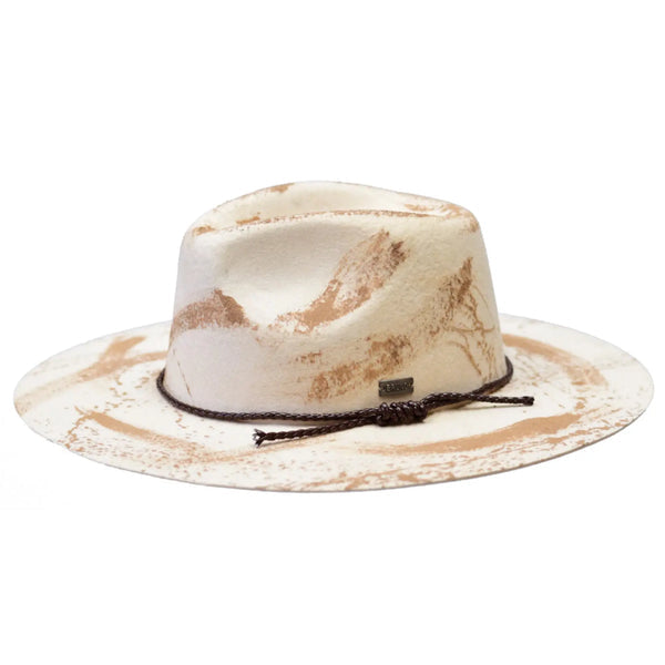 Bruno Capelo Influencer Wide Brim Wool Fedora