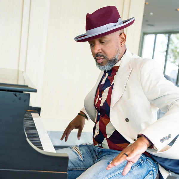 Bruno Capelo Night Hawk Wool Teardrop Crown Fedora