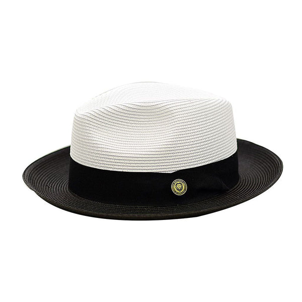 Bruno Capelo Salvatore Pinch Front Straw Fedora
