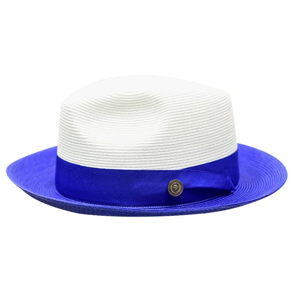 Bruno Capelo Salvatore Pinch Front Straw Fedora