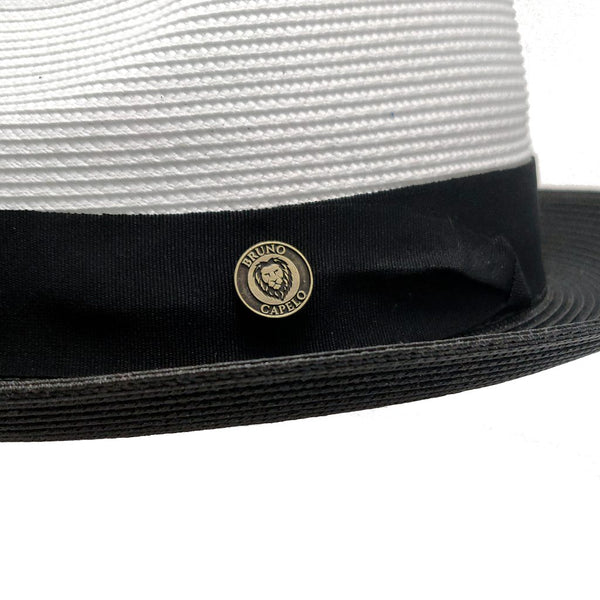 Bruno Capelo Salvatore Pinch Front Straw Fedora