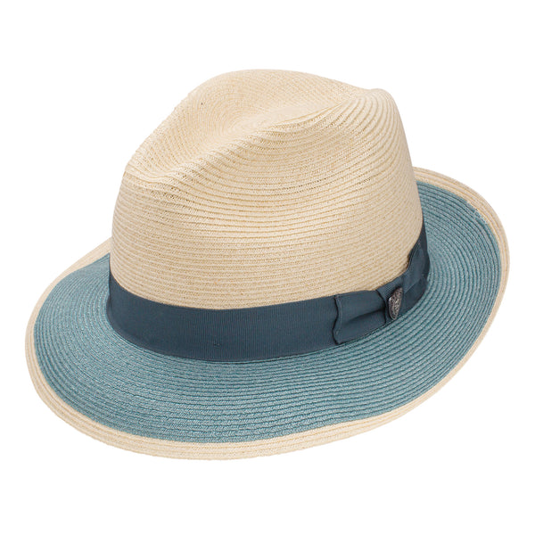 Dobbs Highbrow Woven Hemp Fedora Hat