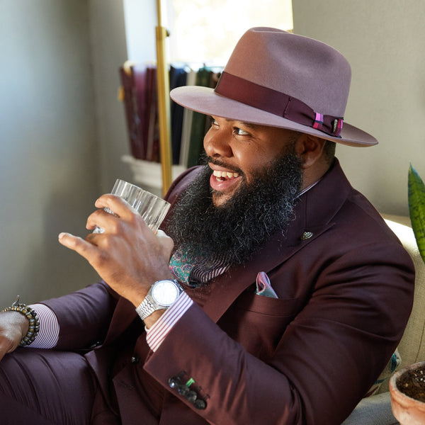 Dobbs Cubed Wool Felt Fedora