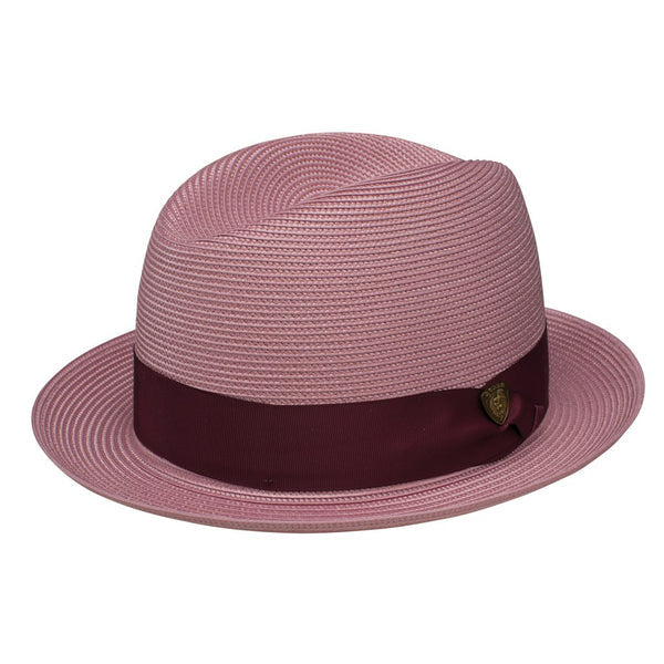Dobbs Parker Center Dent Milan Straw Trilby Hat