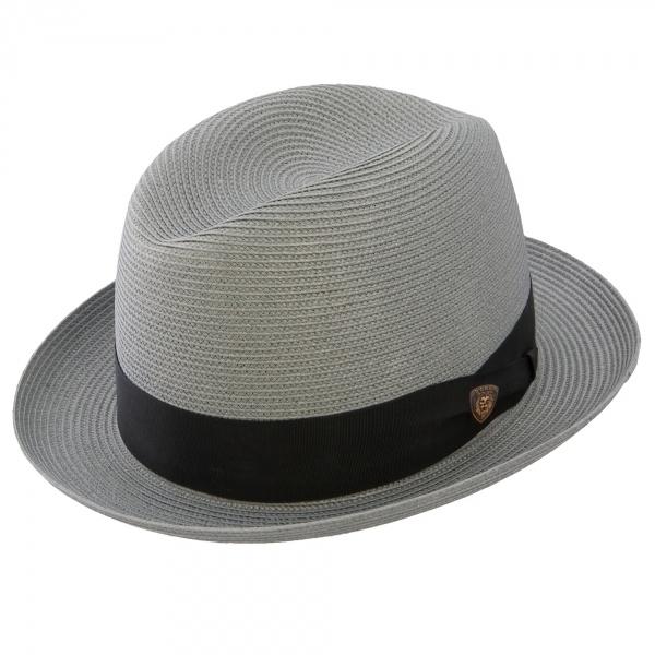 Dobbs Parker Center Dent Milan Straw Trilby Hat