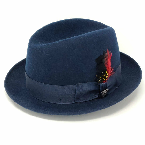 Dobbs Randall Center Dent Wool Felt Homburg