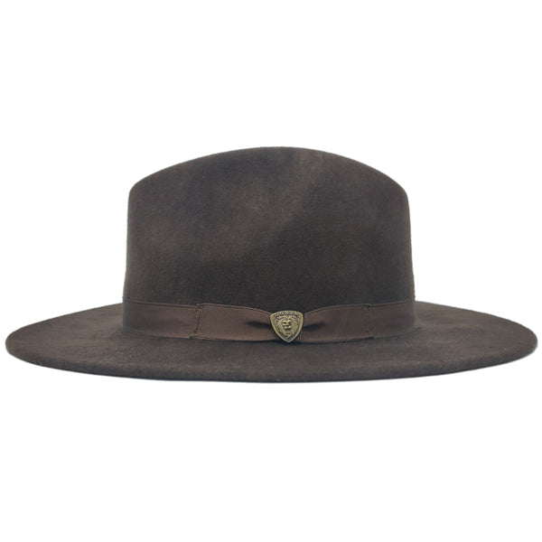Dobbs Shade Wool Felt Pinch Front Wide Brim Fedora