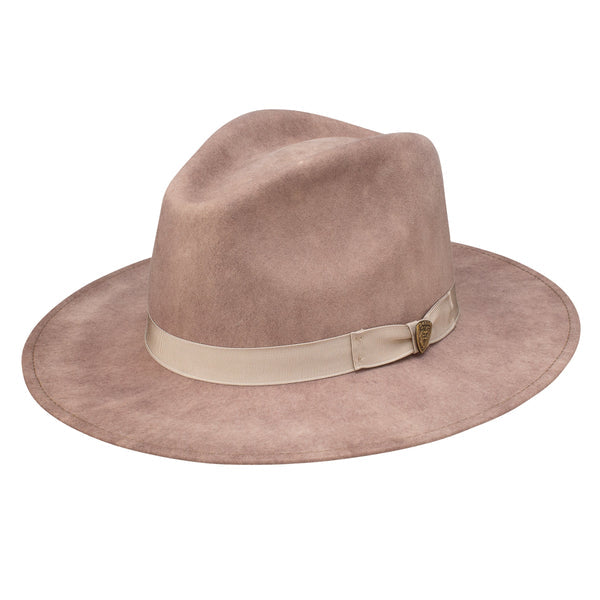 Dobbs Shade Wool Felt Pinch Front Wide Brim Fedora