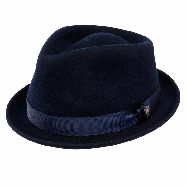 Dobbs Shorty Wool Felt Trilby Hat Wool Felt Stingy Brim Trilby Hat