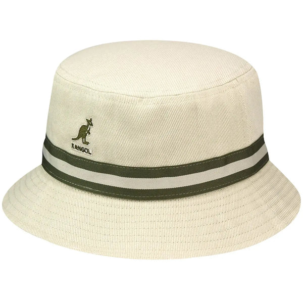 Kangol Stripe Lahinch Classic Cotton Bucket Hat