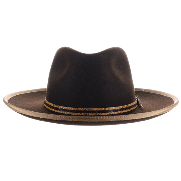 Biltmore Python Short Teardrop Felt Fedora