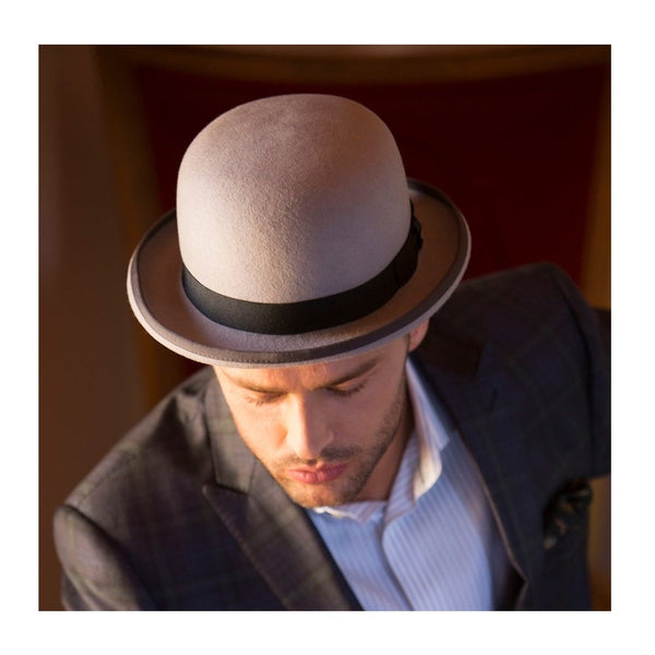 Scala Affirmed Structured Wool Felt Bowler Hat