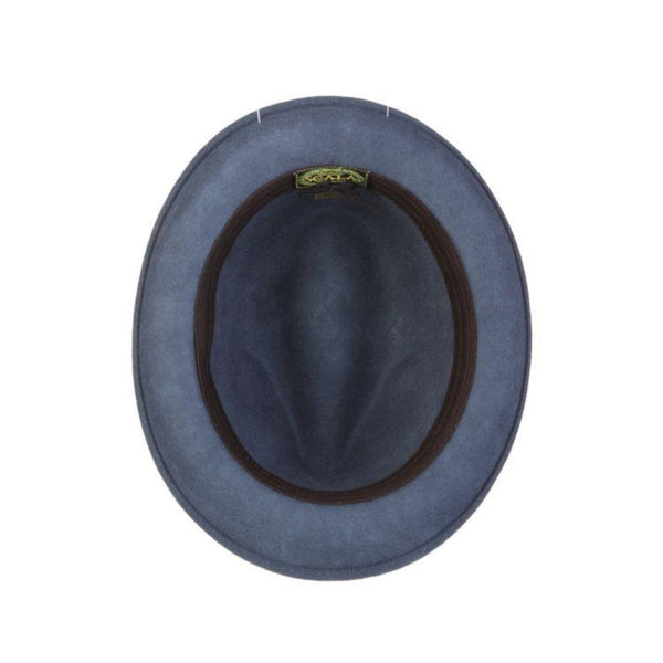 Scala Coeur Crushable Wool Felt Trilby Hat